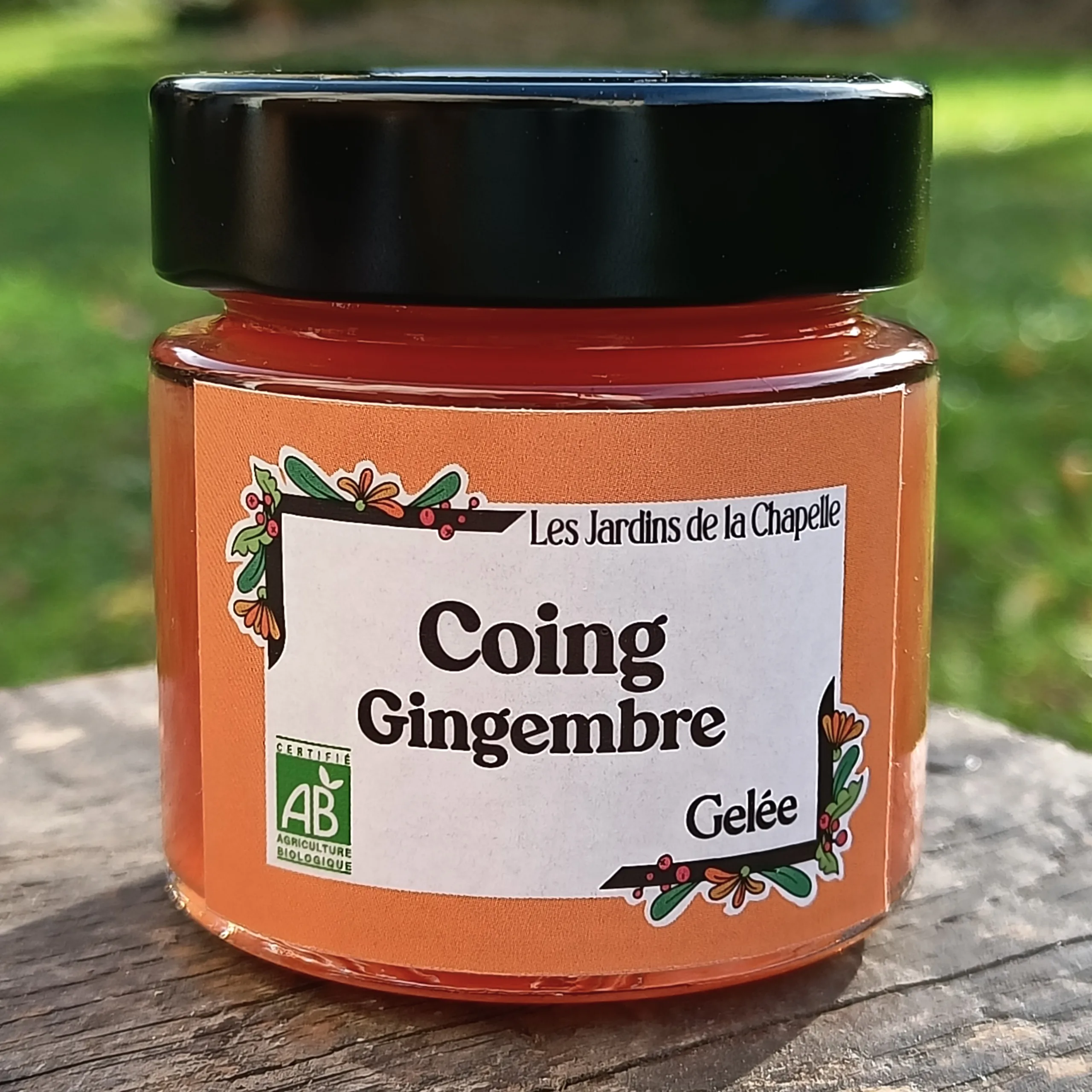 Pot de confiture coing-gingembre