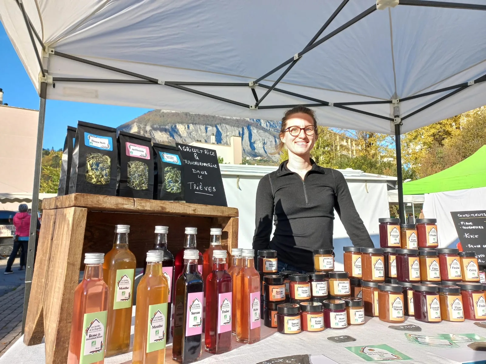 Photo au marché